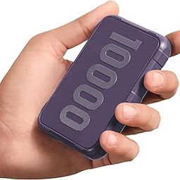 Ambrane 10000mAh Power Bank, Rugged & Slim, 22.5W Fast Charging, Compact & Travel-Friendly, USB & Type-C Output, PD & QC, Compatible with iPhone, Samsung, Oneplus & All Android (Force 10K, Purple)-7
