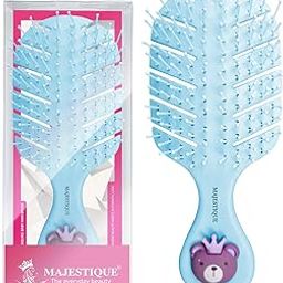 Majestique Mini Hair Brush – Compact Detangling Brush for Baby, Kids, Women & Men – Pocket-Sized, Travel-Friendly Hairbrush for Curly, Wet & Dry Hair – Color May Vary-image-87