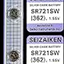 LUBA® SR721SW (362) Silver Oxide Watch Seizaiken Battery (Pack of 5)-image-13