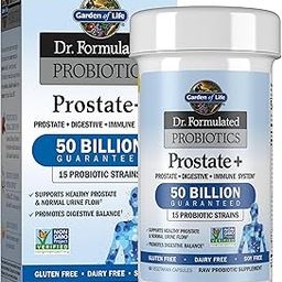 Garden of Life Probiotic and Prostate Supplement for Men - Dr. Formulated Prostate+ for Digestive and Prostate Support, Shelf Stable, 60 Capsules-6