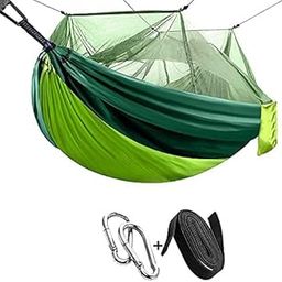 kartfury Camping Hammock with Mosquito Net - Ultra Lightweight & Durable Outdoor Travel Hammock for Camping Hiking Backpacking (Green)-picture-20