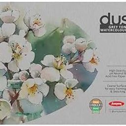 Anupam Dusk Grey Toned Watercolour Paper Pad - Cold Press Paper - 225 GSM - 15 Sheets - A5-image-57