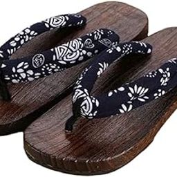 Meadawgs®Japanese Clogs Slippers Geta Sandals Flip Flops for Men Women Blue Round 40|Clothing, Shoes & Accessories | Men's Shoes | Slippers|1 Pair Japanese Wooden Clogs-picture-14