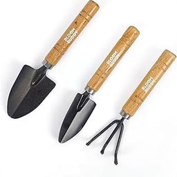 Bloombuddy Mini Gardening Tools Kit (7-inch) – Hand Cultivator, Trowel & Transplanter | Ideal for Home Garden, Bonsai, Succulents & Indoor Plants-picture-18