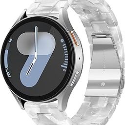 YYXIXI 20mm Resin Watch Straps Compatible with Samsung Galaxy Watch 7/6/5/4 Strap, Watch 6 Classic/5 Pro Band, Quick Release Wristband for Women (watch not included)-image-58