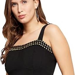 MARTINI Women Corset Crop | Embellished | Stretchable | Club Wear Western Stylish Top - Black, Size : XS to XL-image-21