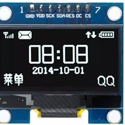 Maison Up | 1.3" I2C/IIC 4-Pin OLED Display Module - White Pixel Color, Microcontroller Compatible (WHITE)-24
