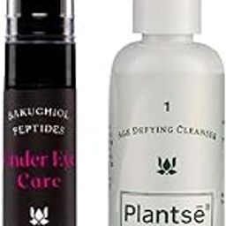 Plantsē Under Eye Cream & Age Defying Face Cleanser I Reducing Dark Circle Puffiness & Fine Lines, Reduces pigmentation, Deep cleanses I Hydration and Glowing Skin I for Men & Women - 15ml + 100ml-image-62