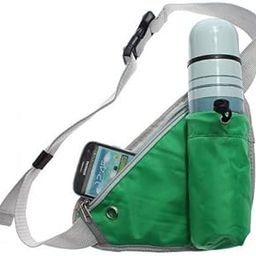 Vroxy Waist Bag with Water Bottle Holder Sports Fanny Pack Jogging Traveling Hiking Cycling Dog Walking Waist Pouch | Mobile Phone/Headphones and Money Holder (Multi Color) - 1 PC-image-6
