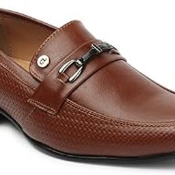 Men's Slip-On Moccasin Colour-Tan, Size-UK 9-image-3