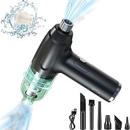 Cordless Electric Air Duster, with 2 Type of Nozzles, Powerful 45000 RPM USB Rechargeable Air Duster, Keyboard Duster, Air Blower Duster for Computers, Electronics Cleaning Computer Cleaner-14