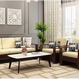 Sheesham Wood 5 Seater(3+1+1) Sofa Set with Center Table for Living Room Bedroom Hall | Wooden 5 Seater Sofa Set for Home Office Hotel | Teak Finish-image-39