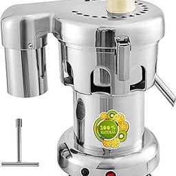 VBENLEM Commercial Heavy Duty Juicer Aluminum Casting and Stainless Steel Constructed Centrifugal Extractor Juicing Both Fruit and Vegetable, Silver-image-53