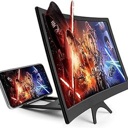 16 Inch Screen Magnifier, 3D Magnifier Projector Screen, Foldable Phone Stand with Curved Screen Amplifier – Compatible with All Smartphones-picture-28