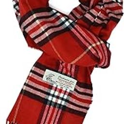 Unisex Classic Tartan Plaid Winter Scarf Soft Cashmere Feel 72"x12"-image-5