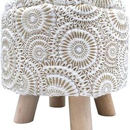Sterling Stools for Sitting in Living Room Storage Stools for Sitting Storage Boxes for Toys of Kids Round Shape Printed Design-image-68