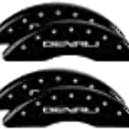 MGP Caliper Covers 34219SDNLBK Denali Black Powder Coat Finish, Silver Characters, Set of 4-image-65
