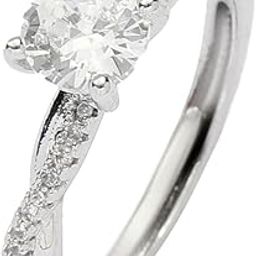 Anti Tarnish Ethereal Twist Solitaire Finger Ring for Women | Adjustable Fancy Jewellery Design | Latest Fashion Accessories for Girls | Minimal Jewelry-image-17