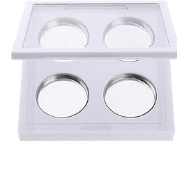 GAH Square Empty Makeup Eyeshadow Palette Blush Lip Gloss Powder DIY Case 4 Grid-19