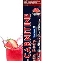 L-Carnitine Lean Body - Helps Convert Fat into Energy, 2000 mg Carnipure TM L-Carnitine Sourced from Lonza Switzerland - Pack of 20 Effervescent Tablets, Watermelon and Strawberry Flavour For Men & Women (Pack Of 2)-image-65