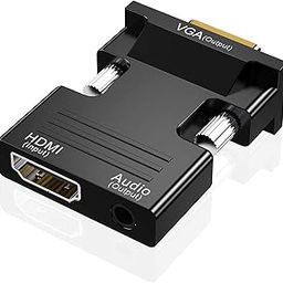 MICROWARE Hdmi to Vga Adapter,Hdmi to Vga Audio Output Cable Computer Set-Top Box Converter Connector Adapter for Laptop,Pc,Monitor,Projector,HDTV,Chromebook,Roku,Xbox(3.5Mm Stereo Cable Included)-image-42