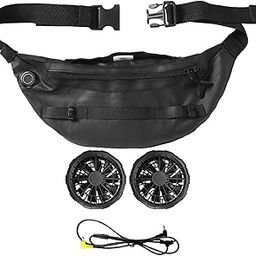 MYADDICTION Waist Fan Durable Bags Portable Fanny Pack for Men Women Fishing Running-image-15
