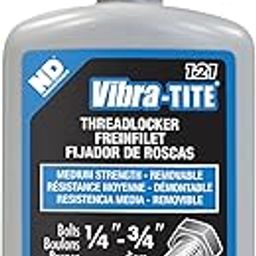 Vibra-TITE 121 Medium Strength Removable Anaerobic Threadlocker, 250 ml Bottle, Blue-image-1
