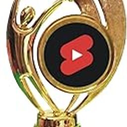 Gifts Bucket YouTube Shorts King Subscriber Trophy Award | Gifts for Brother, Sister, Husband, Wife, Boyfriend and Girlfriend YouTube Influencer-image-35