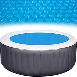Spa and Hot Tub Cover - 7 FT Dia 16-mil Hot Tub Thermal Blanket, Round Hot Tub Insulation Blanket Hot Tub Solar Cover Solar Blanket Cover Bubble Cover for Outdoor Hot Tubs-image-78