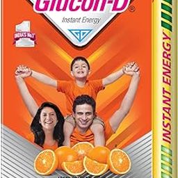 Glucon-D Tangy Orange Glucose Powder(200g, Refill)| For Tasty Orange Flavoured Glucose Drink| Provides Instant Energy| Vitamin C Supports Immunity| Contains Calcium for Bone-17