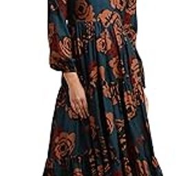 Women's Rayon Western Dresse | Maxi Dress for Women | Printed Western Dress for Women-image-2