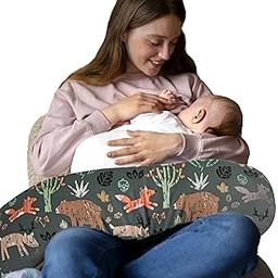 ToyaFox Newborn Baby Feeding Pillow with Removable Cover, Adjustable Belt | Breastfeeding | Nursing for 0-24 Months | Infant Support for Baby and Mom Gifts, Essentials (Forest Animals)-image-36
