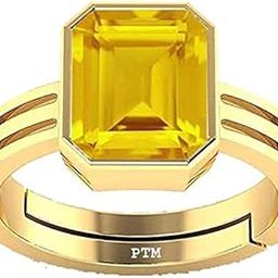 3.00 Ratti Certified Unheated Untreatet AA++ Quality Natural Yellow Sapphire Pukhraj Gemstone Ring for Women's and Men's-image-45
