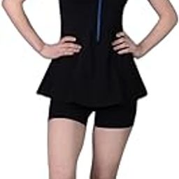 Women's Half Sleeve 2-Piece Zipper Swimset |Swimming Suit for Women-picture-20