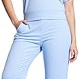 Women's Round Neck Night Suit Set for Women, Outdoor Lifestyle, Girls Half Sleeve Top & Matching Pants-image-59