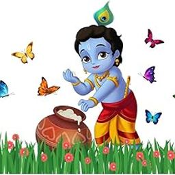 Rangoli Large Modern Art Wall Sticker Multicolour Vinyl Wall Sticker 50 or 70 cm Pack of 1,-21