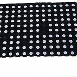 Kuber Industries PVC Thick Rubber Doormat, Black (Size : 60 cm x42 cm x 1.5 cm, DOOR019)-21