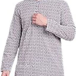 Chikankari Embroidered Kurtas for Men-image-24