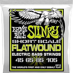 Ernie ball 2818 Reg Slinky Flatwound Short Scale Electric Bass Strings 45-105-picture-24