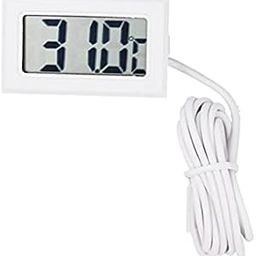 SYGA Mini LCD Digital Thermometer for Room Temperaure/Fridges, Portable Pocket LCD Electronic Temperature Meter Tester, White-8