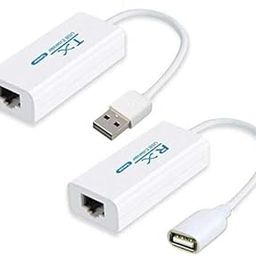 MaK World® USB Male to RJ45 + USB Female USB Over Cat5/5e/6 Extension Adapter Up to 200 Meter USB LAN Extender-picture-17