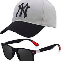 Stylish Adjustable Baseball Cap for Men and Women, Embroidered Cap and Sunglsess Unisex for Summers-image-25