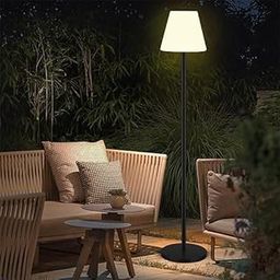 Jukkre Modern LED Cordless Table Lamp,Rechargeable Powered Touch Control Bedside Lamp,Brightness Adjustable IP54 Waterproof Desk Lamp for Bedroom,Dining Room-8