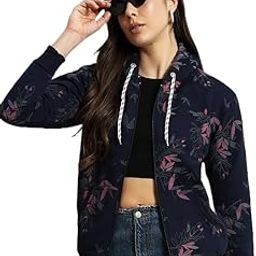 Women's Fleece Blend Winters Hoodie Sweatshirt with Pockets (Flee20 Series)-image-82