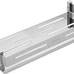 Benelave by Hindware Bathroom Accessories Bathroom Multi-Purpose Shelf | Made of Stainless Steel | Stylish & Convenient | Space Saving-image-68