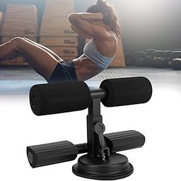 VPGS Sit up Exercise Equipment for Home Workouts,Sit Up Bar for Floor with Foot Holder,Abs Workout Equipment,Sit Up Assistant Device,Ab Crunch Machine,Sit up Foot Anchor with Rubber Suction Cup,Black-image-54