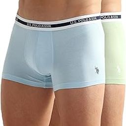 Men's Cotton Blend Classic Solid Trunks-image-85