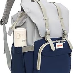 MotherLike Baby Diaper Bags for Mom for Travel Diaper Backpack for Mothers Large Capacity, Stylish Maternity Bag-image-97