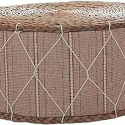 MERISHOPP®Handmade Straw Futon Floor Pillow Meditation Cushion Stool Pouf Milk White|Home & Garden | Home Decor| Pillows-image-67