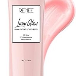 RENEE Lumi Glow Highlighting Moisturizer | Enriched with 3% Niacinamide & 1% Hyaluronic Acid | Prevents Photoaging & UV Damage | Reduces Pigmentation, Fine Lines & Wrinkles | Non-Sticky | Glowing Skin | 50g-53